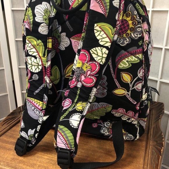 Vera Bradley,  Backpacks New $45 Medium, Floral, Pockets, Zipper.! main image 6